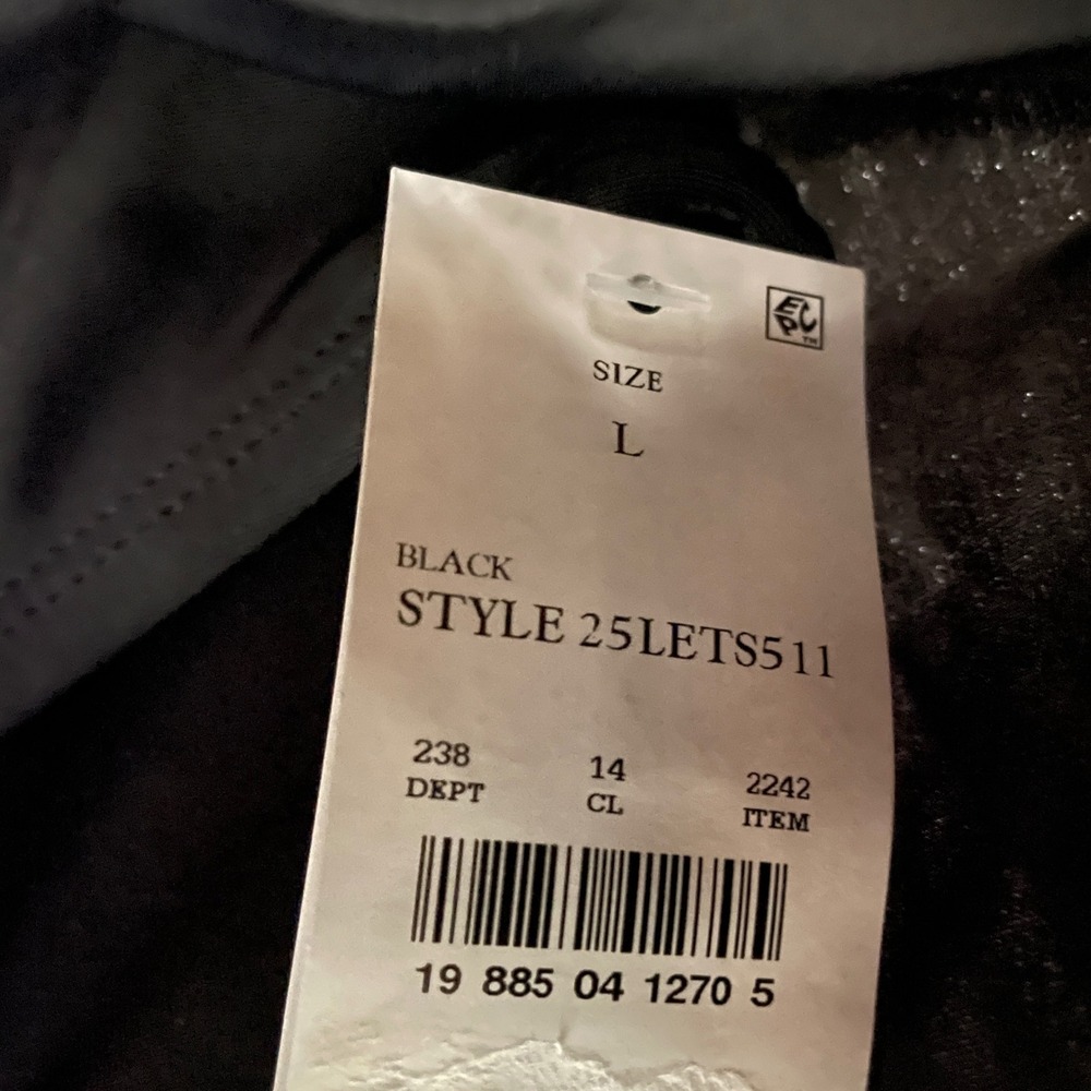 Lands' End Women's Black Crossover V-Waist Swim Skirt Size Large - Picture 5 of 6